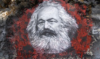Karl Marx, painted portrait _DDC2787 - thierry ehrmann