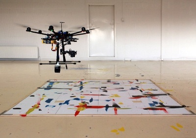 © Pier van Dijk Dots and Dashes 2015 drone painting