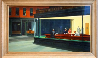 Art Institute of Chicago: Nighthawks by Edward Hopper - Bert Kaufmann