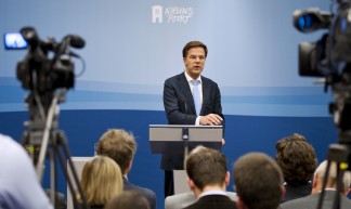Persconferentie in Nieuwspoort - Minister-president Rutte