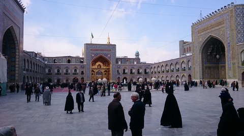 Het heiligdom in Mashhad