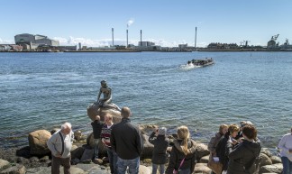 The little mermaid and Refshaleoen Copenhagen 20130420_007 - News Oresund