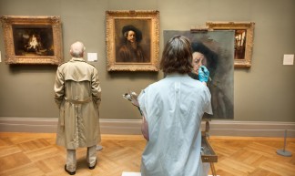 'Rembrant is Watching', United States, New York, New York City, Metropolitian Museum of Art, Rembrant Painting - Chris Ford