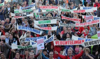 Manifestatie Vluchtelingen Welkom! - SP Groningen