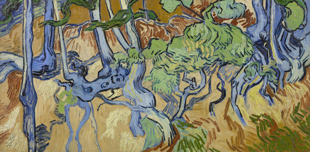 cc Flickr - Gandalf’s Gallery - Vincent van Gogh - Tree Roots, 1890.