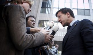 Arrival of Mr. Mark Rutte, Dutch Prime Minister at the European Council, 23 October 2011 - European Council
