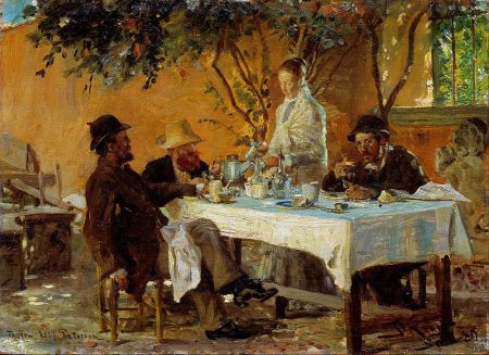 cc commons.wikipedia.org Peder Severin Krøyer - Breakfast in Sora