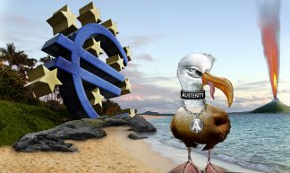EU Austerity Albatross - DonkeyHotey