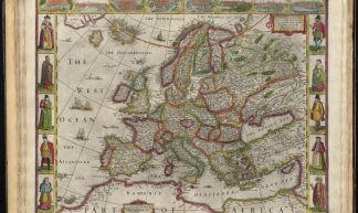Europ, and the cheife cities contayned therin, described; with the habits of most kingdoms now in use - Norman B. Leventhal Map Center