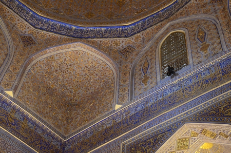 Interieur van Timoers mausoleum in Samarkand