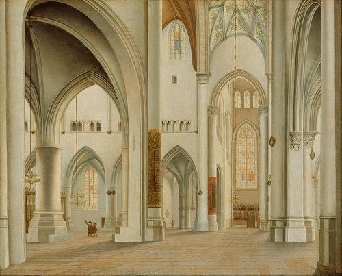 Pieter Saenredam, Interior of the Church of St. Bavo, Haarlem (Paul Getty Museum)