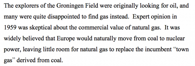 Nederland stapt af van zijn gas Sargasso