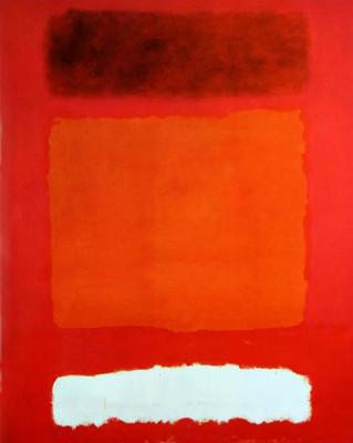 © Mark Rothko red white and brown Fair Use wikiart