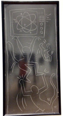 cc Flickr Neil R photostream Keith Haring Untitled subway drawing