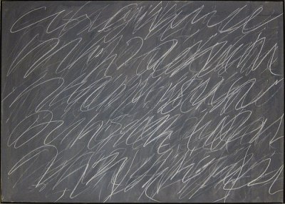 cc Flickr Sharon Mollerus photostream Cy Twombly, Untitled, 1970, Oil and crayon on canvas