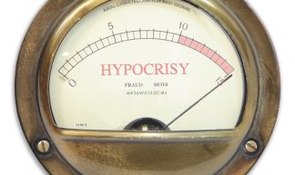 Hypocrisy Meter, Pegged - KAZ Vorpal