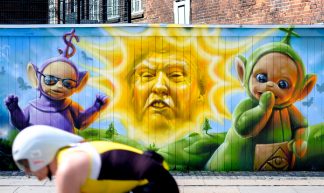 Donald Trump street art in Copenhagen - Kristoffer Trolle