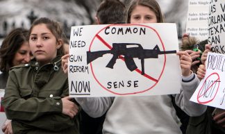 We need gun reform now, student lie-in at the White House to protest gun laws - Lorie Shaull