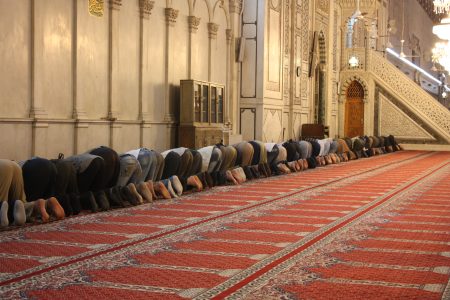 Damascus, Umayyad Mosque, prayers - Arian Zwegers