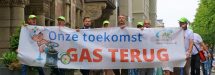 Groninger Bodem Beweging protesteert in Den Haag - Roel Wijnants