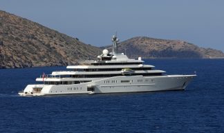 the elegant yacht "Eclipse" of Mr. Abramovich - Eduard Marmet