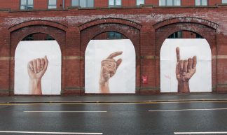 IMAGINE - in sign language - by Korean artist Hun-Joo Koo (A.K.A. KAY 2) - Tim Dennell