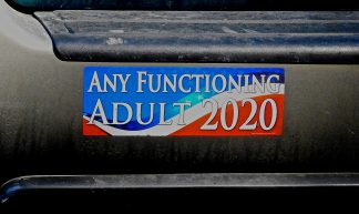 First 2020 presidential election bumper sticker - Peter Stevens
