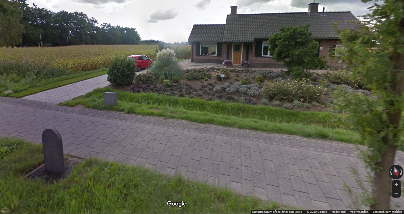 Schermafbeelding Google Street View Koekoeksweg monument