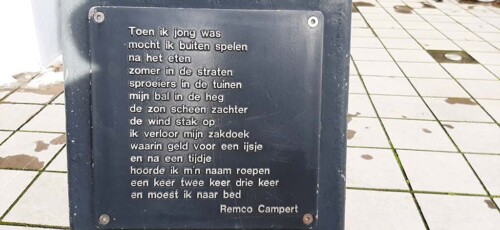 poëzierondje in Doetinchem Zakdoekje gedicht © Remco_Campert © foto Wilma_Lankhorst
