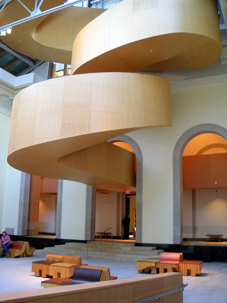 Flickr Tom Flemming Sculptural staircase in the Walker Court of the AGO by Frank Gehry CC BY-NC 2.0