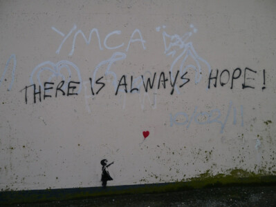 Flickr shirokazan There is always hope Banksy CC BY 2.0