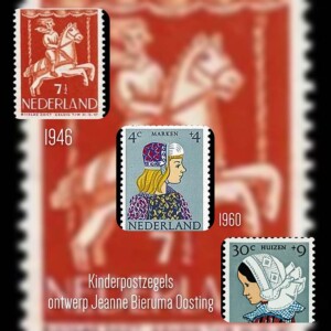 Kinderpostzegels 1946 - 1960 © Jeanne Bieruma Oosting bron - kinderpostzegels.nl