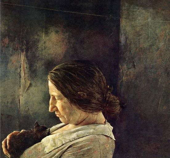 Mis Olson 1952 Andrew Wyeth