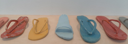 It is not a joke, Flip flops © Hester Oerlemans © foto Wilma_Lankhorst