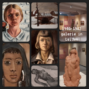 Venlo_ Giselle Kuster en haar galerie in Leiden© collage Wilma_Lankhorst.