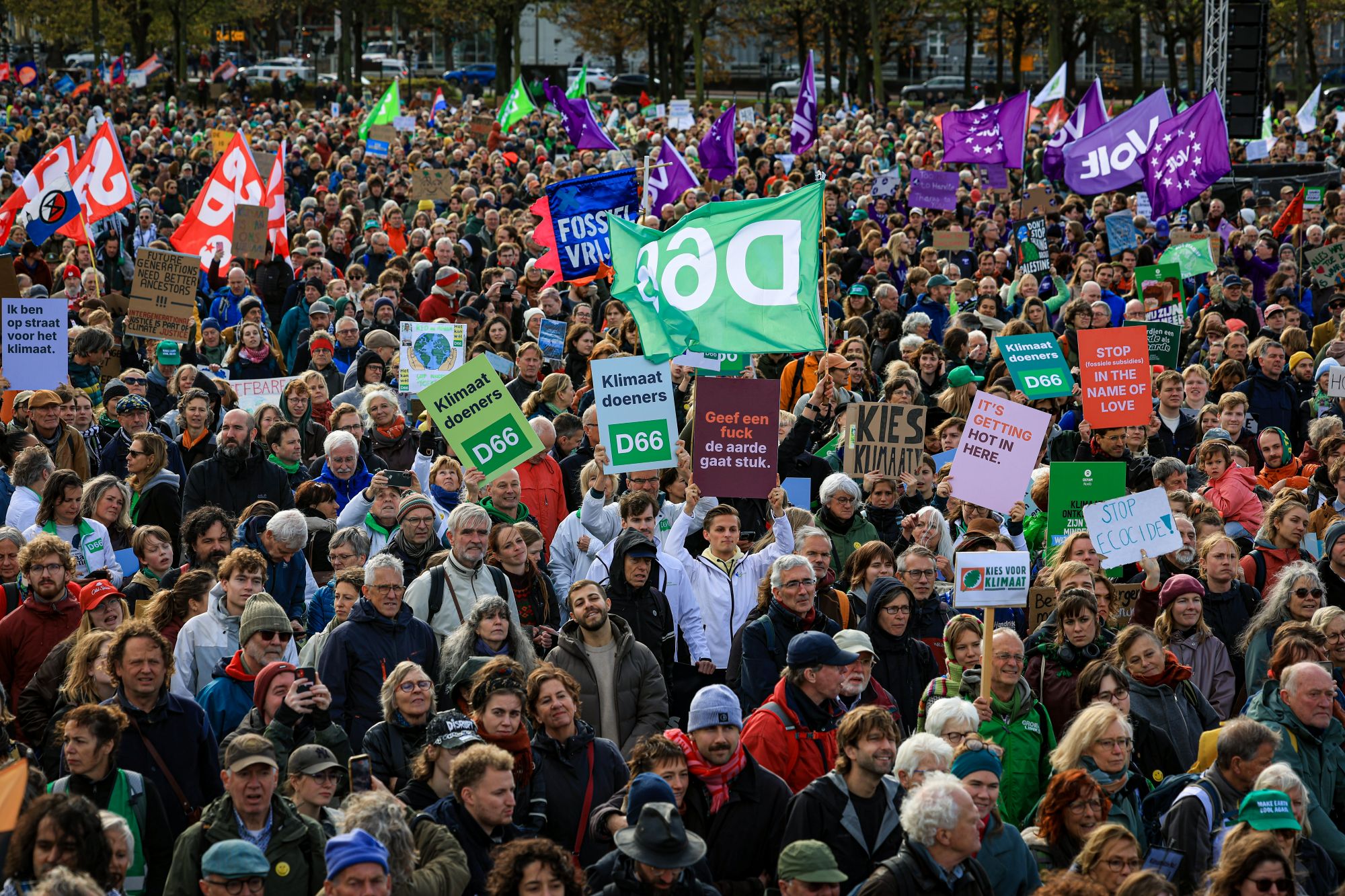 Klimaatmars 26 oktober 2024