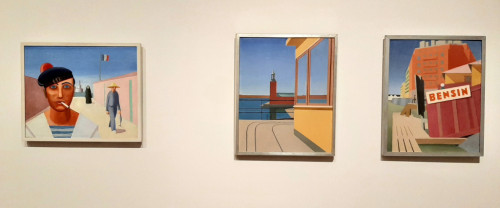 v.l.n.r. Matrosenstraat (1923) © Niklaus Stoecklin; Vanuit het Centrale Paleis (1933) en Bergsundkwartier-© Torsten Jovinge © foto Wilma_Lankhorst.